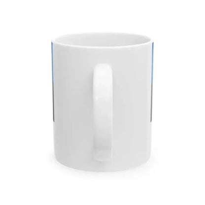 Flag of Estonia (Estonia) White Coffee Mug - Go Mug Yourself