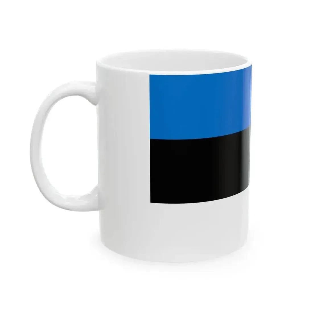 Flag of Estonia (Estonia) White Coffee Mug - Go Mug Yourself