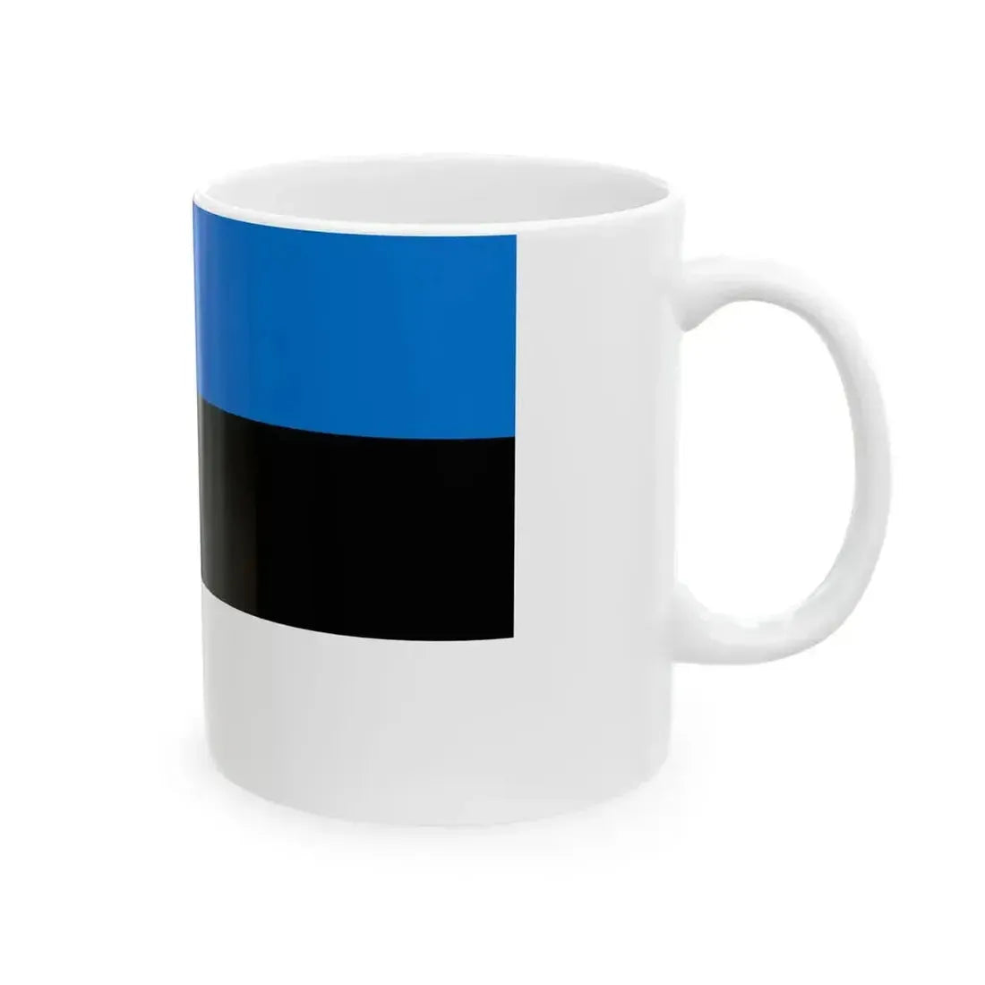 Flag of Estonia (Estonia) White Coffee Mug - Go Mug Yourself