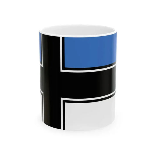 Flag of Estonia proposed in 1919 (Estonia) White Coffee Mug 11oz - Go Mug Yourself