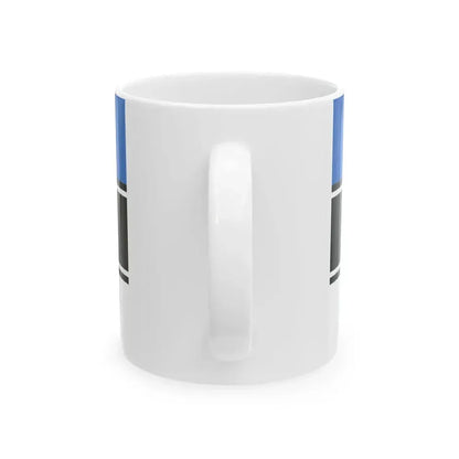 Flag of Estonia proposed in 1919 (Estonia) White Coffee Mug - Go Mug Yourself