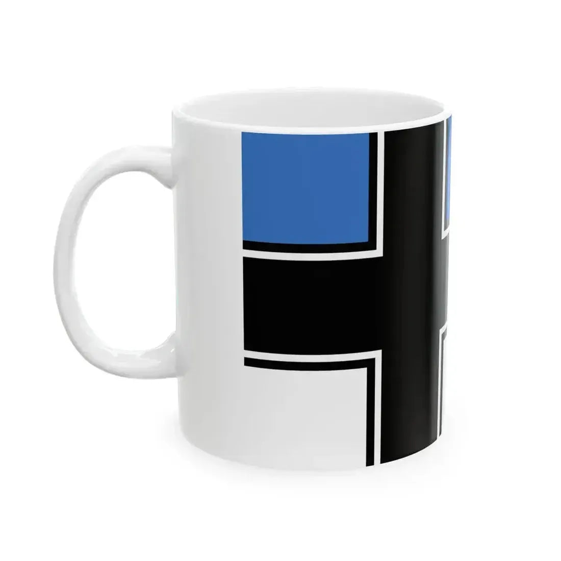Flag of Estonia proposed in 1919 (Estonia) White Coffee Mug - Go Mug Yourself