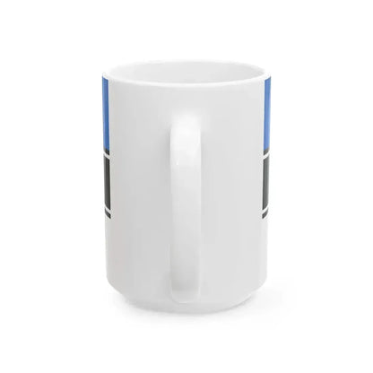 Flag of Estonia proposed in 1919 (Estonia) White Coffee Mug - Go Mug Yourself