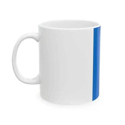 Flag of Estonia vertical (Estonia) White Coffee Mug - Go Mug Yourself