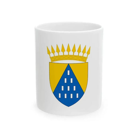 Flag of Estuaire Province Gabon (Gabon) White Coffee Mug 11oz - Go Mug Yourself