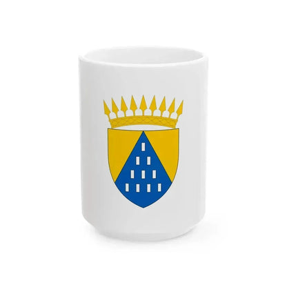 Flag of Estuaire Province Gabon (Gabon) White Coffee Mug 15oz - Go Mug Yourself