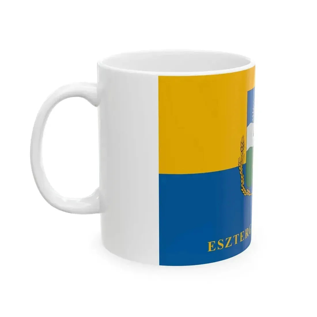 Flag of Esztergalyhorvati (Hungary) White Coffee Mug - Go Mug Yourself