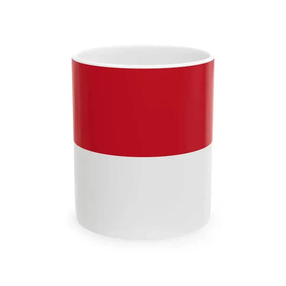 Flag of Esztergom 1941 (Hungary) White Coffee Mug 11oz - Go Mug Yourself