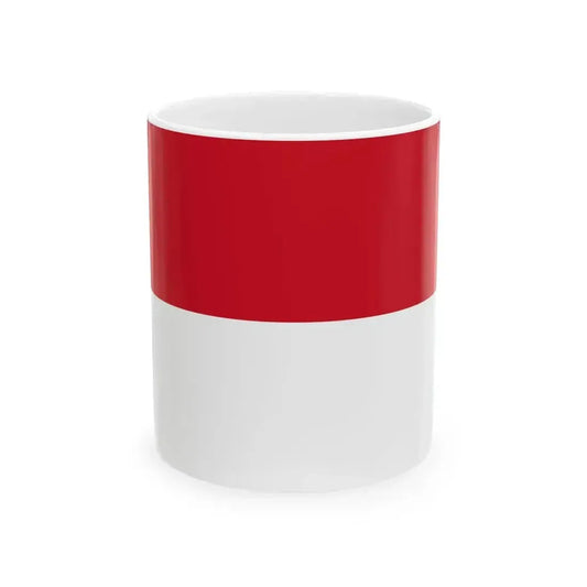 Flag of Esztergom 1941 (Hungary) White Coffee Mug 11oz - Go Mug Yourself