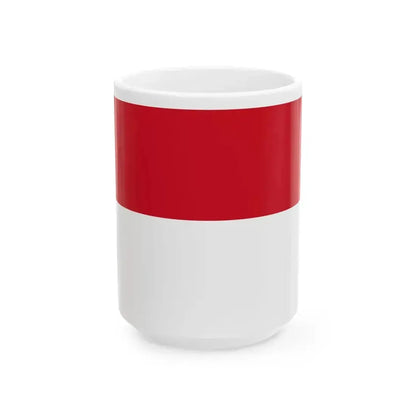 Flag of Esztergom 1941 (Hungary) White Coffee Mug 15oz - Go Mug Yourself