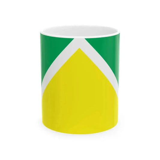 Flag of et-Ahja vald (Estonia) White Coffee Mug 11oz - Go Mug Yourself