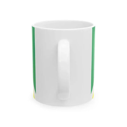 Flag of et-Ahja vald (Estonia) White Coffee Mug - Go Mug Yourself