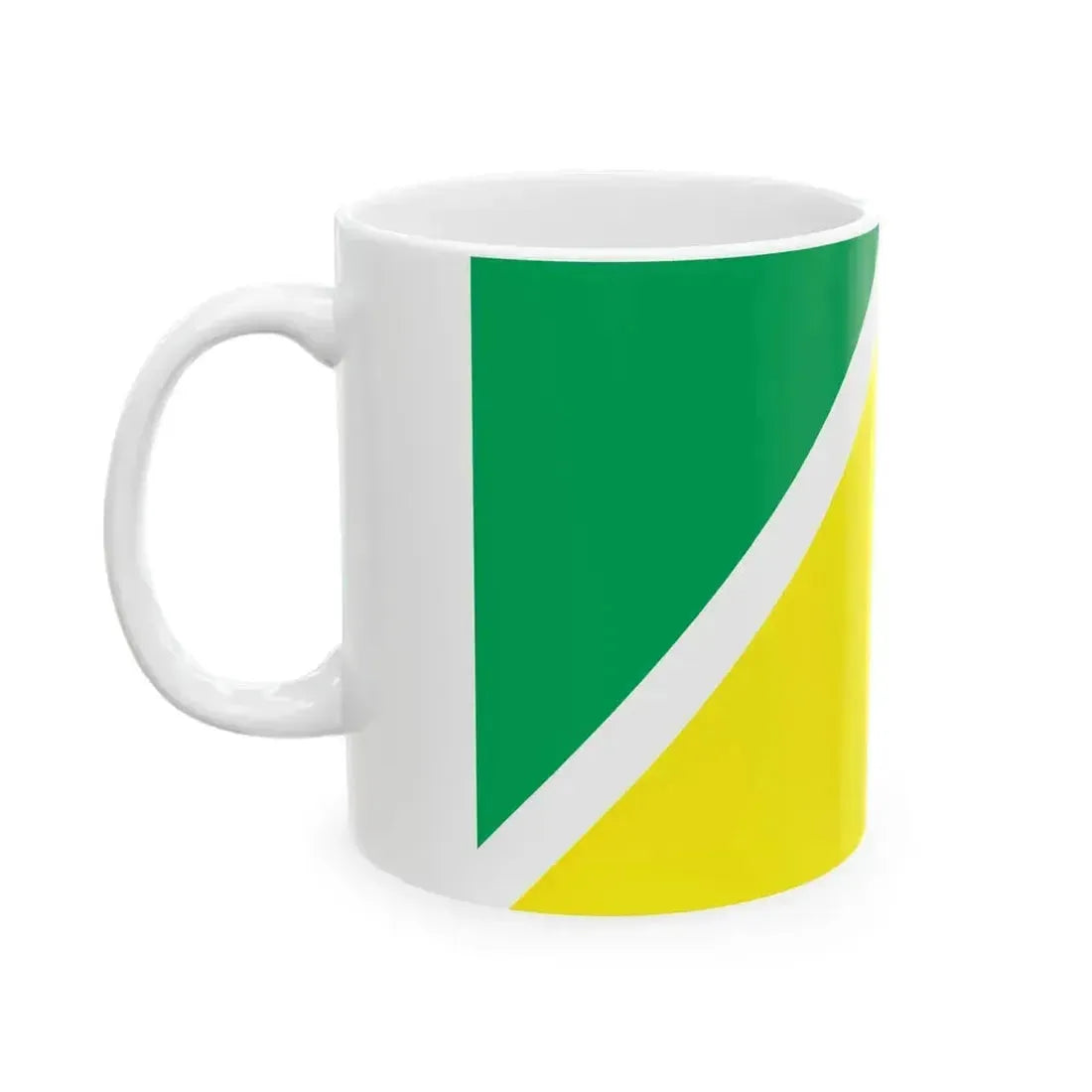 Flag of et-Ahja vald (Estonia) White Coffee Mug - Go Mug Yourself