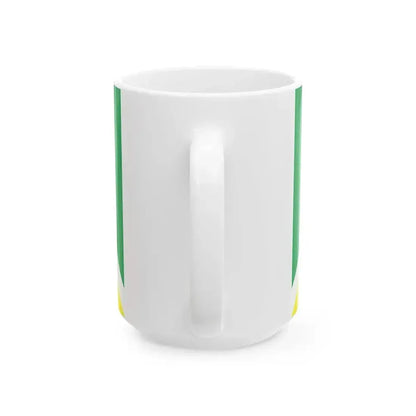 Flag of et-Ahja vald (Estonia) White Coffee Mug - Go Mug Yourself