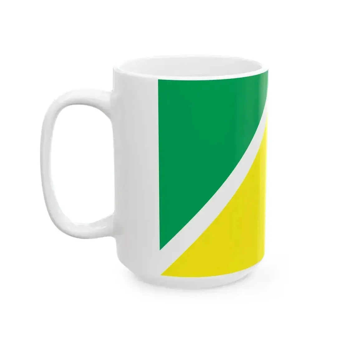 Flag of et-Ahja vald (Estonia) White Coffee Mug - Go Mug Yourself