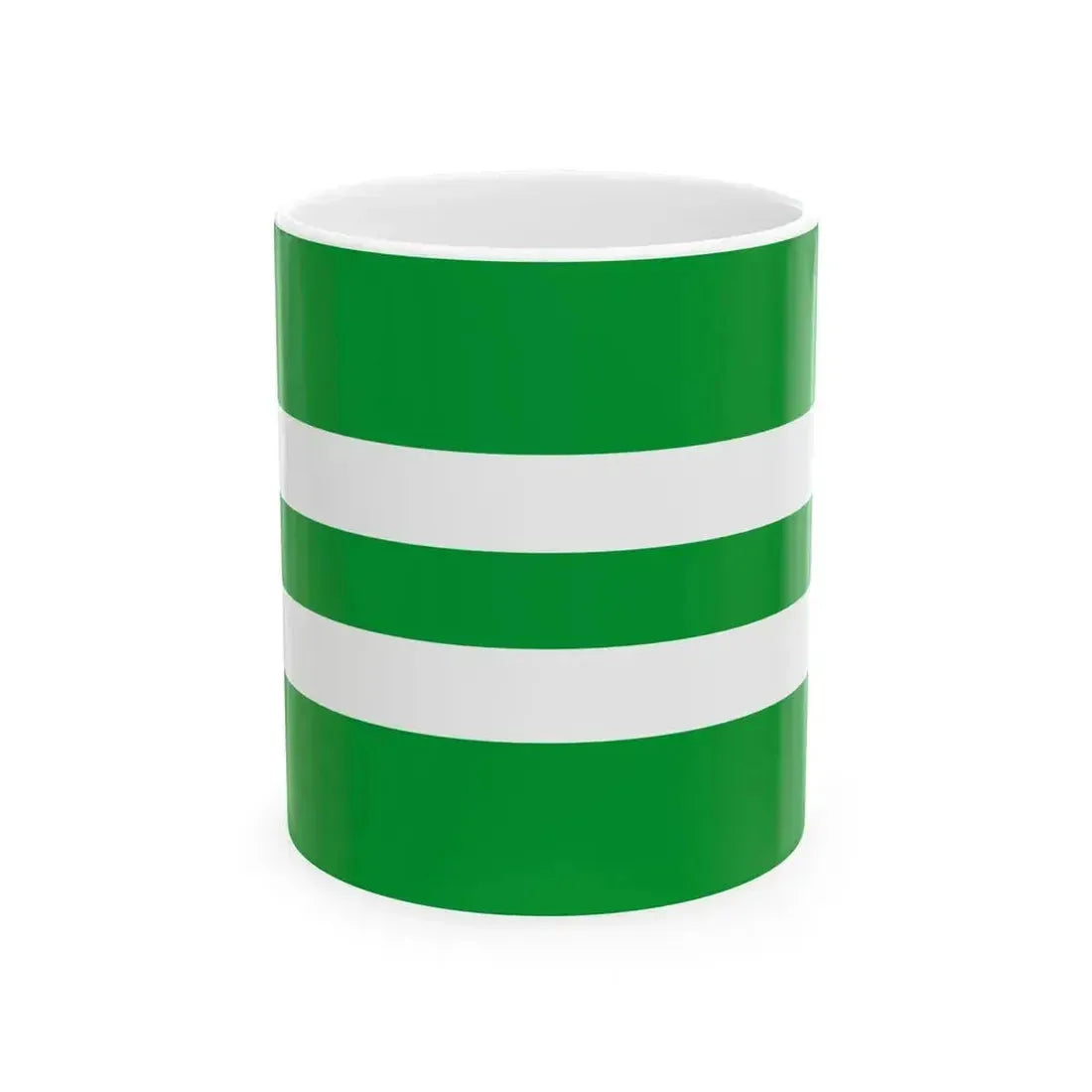 Flag of et-Antsla vald (Estonia) White Coffee Mug 11oz - Go Mug Yourself