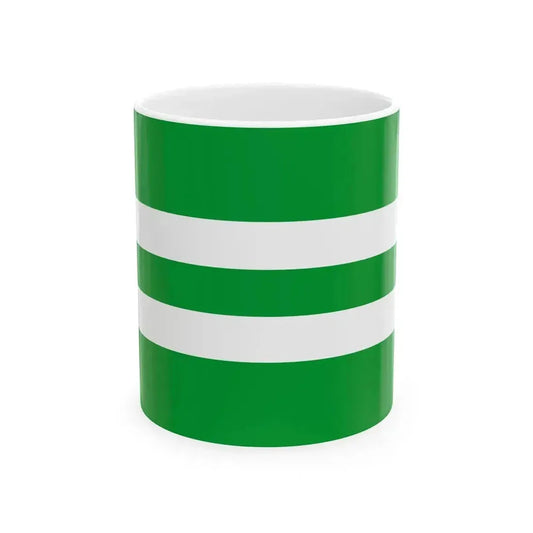 Flag of et-Antsla vald (Estonia) White Coffee Mug 11oz - Go Mug Yourself