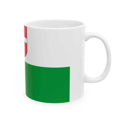 Flag of et-Harju maakond (Estonia) White Coffee Mug - Go Mug Yourself