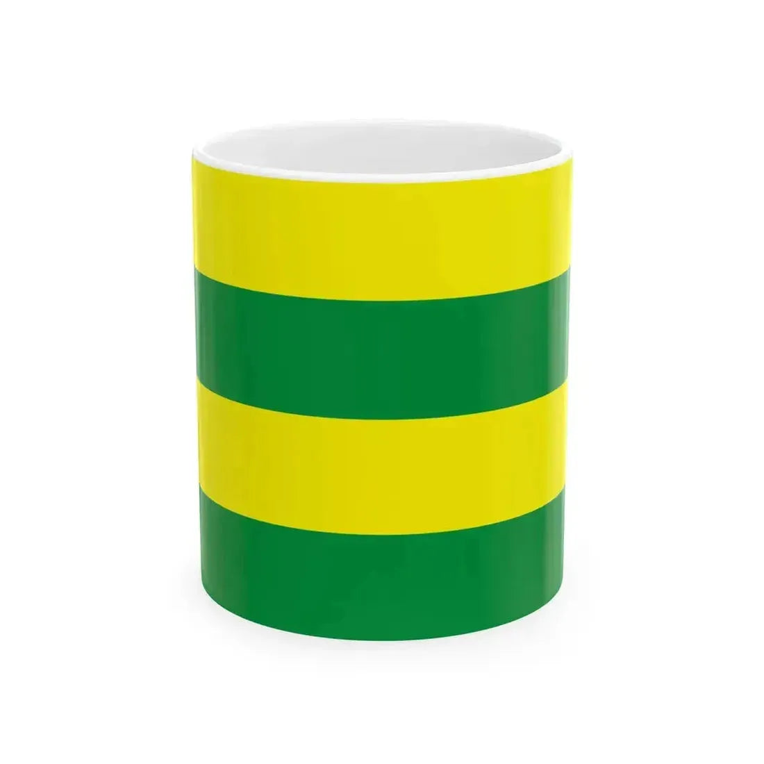 Flag of et-Jogeva (Estonia) White Coffee Mug 11oz - Go Mug Yourself