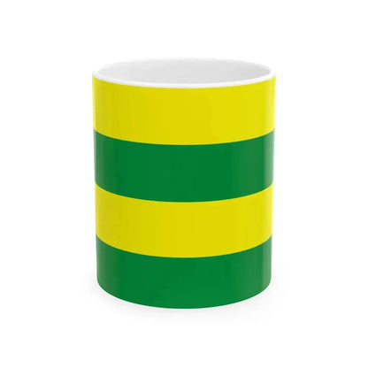 Flag of et-Jogeva (Estonia) White Coffee Mug 11oz - Go Mug Yourself