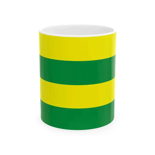 Flag of et-Jogeva (Estonia) White Coffee Mug 11oz - Go Mug Yourself