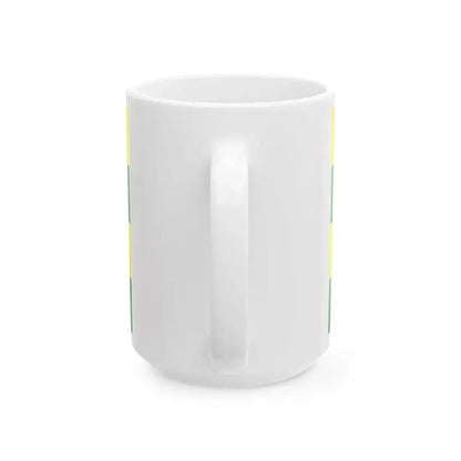 Flag of et-Jogeva (Estonia) White Coffee Mug - Go Mug Yourself