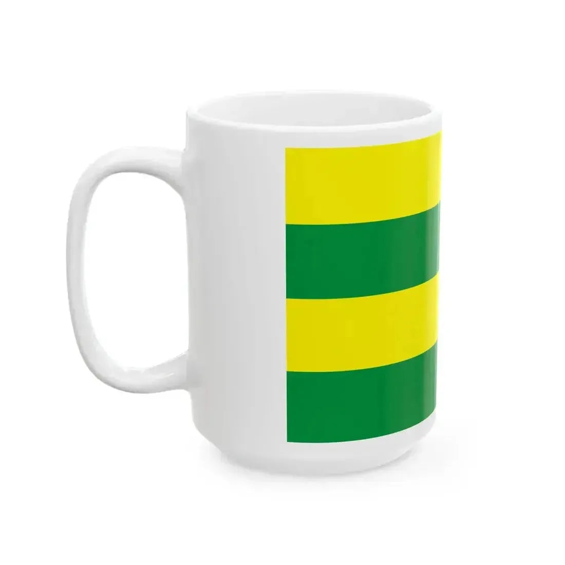 Flag of et-Jogeva (Estonia) White Coffee Mug - Go Mug Yourself