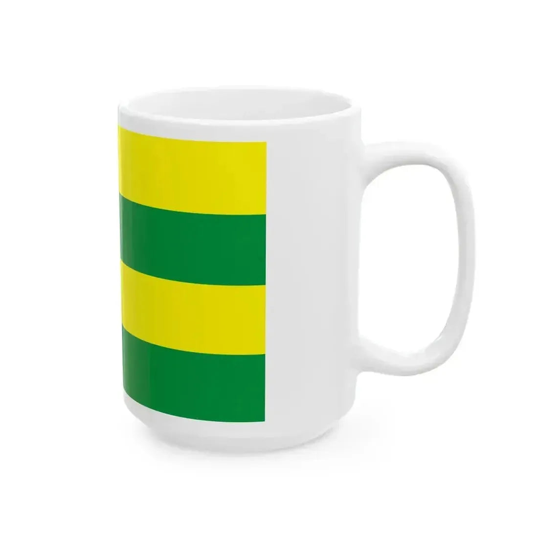 Flag of et-Jogeva (Estonia) White Coffee Mug - Go Mug Yourself