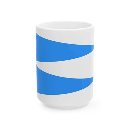 Flag of et-Kareda vald (Estonia) White Coffee Mug 15oz - Go Mug Yourself