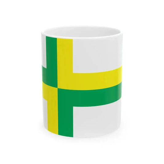 Flag of et-Koigi vald (Estonia) White Coffee Mug 11oz - Go Mug Yourself