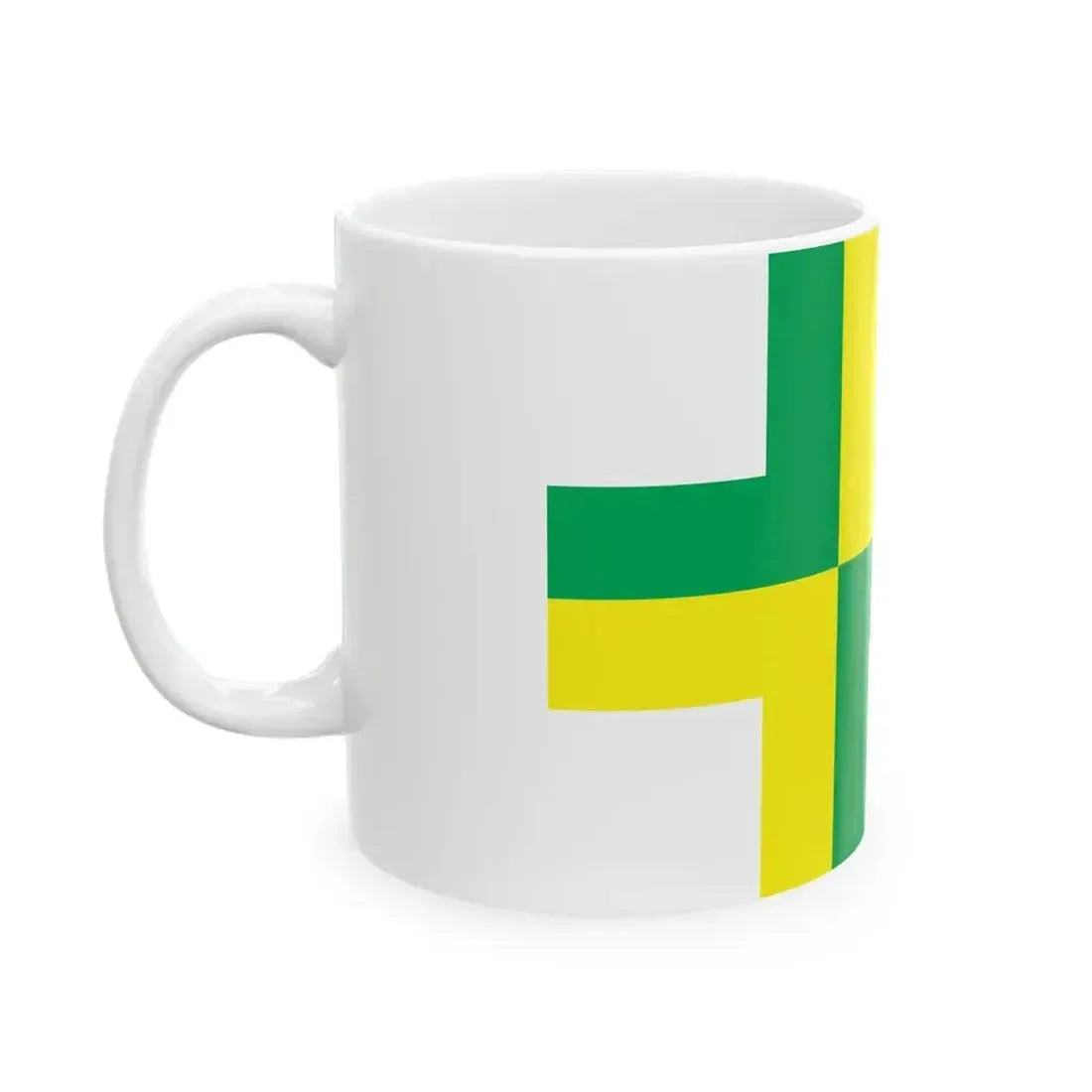 Flag of et-Koigi vald (Estonia) White Coffee Mug - Go Mug Yourself