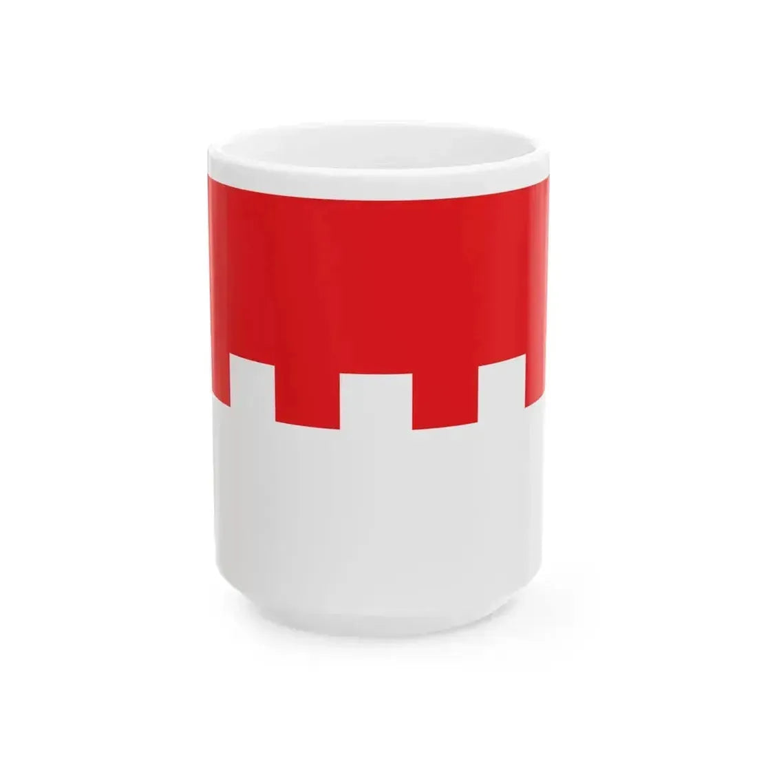 Flag of et-Lihula vald (Estonia) White Coffee Mug 15oz - Go Mug Yourself