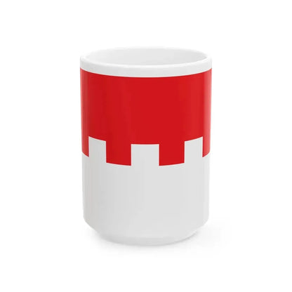 Flag of et-Lihula vald (Estonia) White Coffee Mug 15oz - Go Mug Yourself