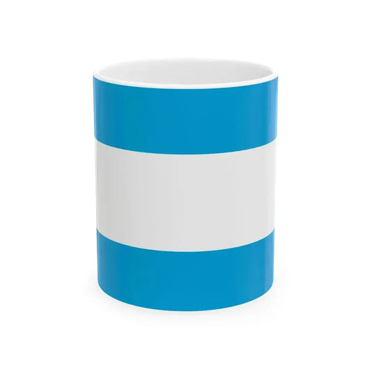 Flag of et-Maardu (Estonia) White Coffee Mug 11oz - Go Mug Yourself