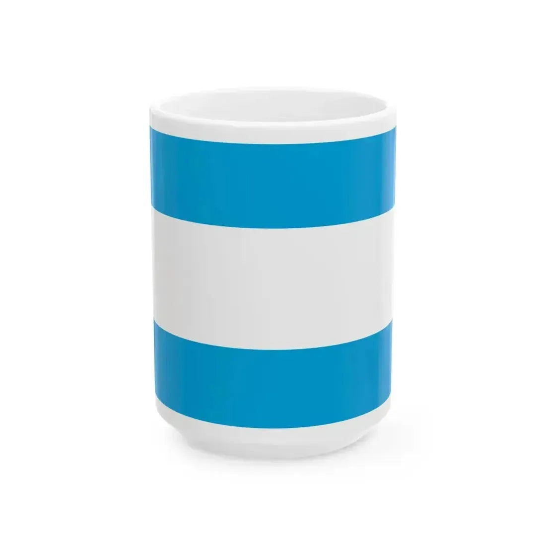 Flag of et-Maardu (Estonia) White Coffee Mug 15oz - Go Mug Yourself