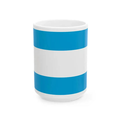 Flag of et-Maardu (Estonia) White Coffee Mug 15oz - Go Mug Yourself