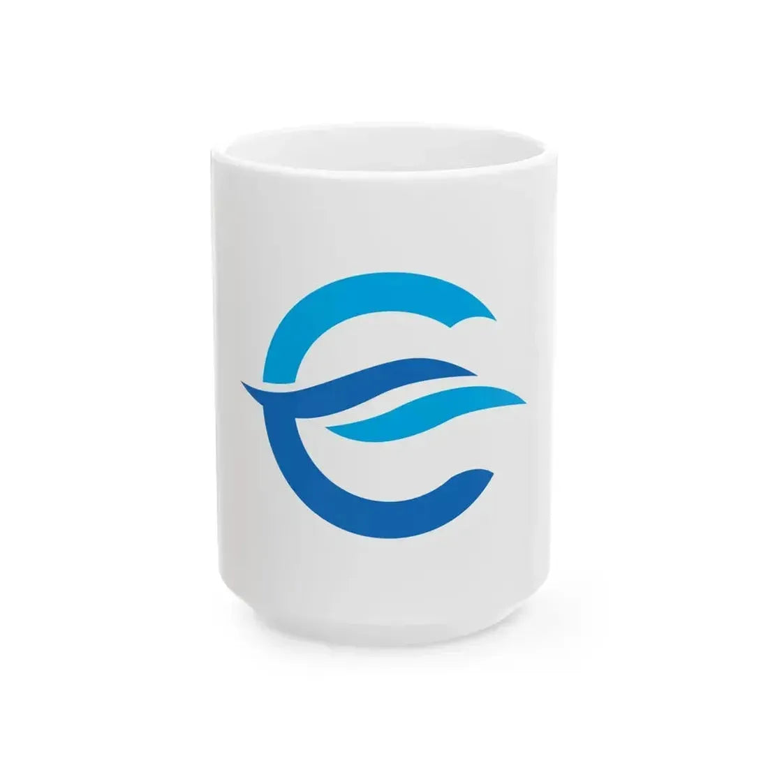Flag of Etajima Hiroshima (Japan) White Coffee Mug 15oz - Go Mug Yourself