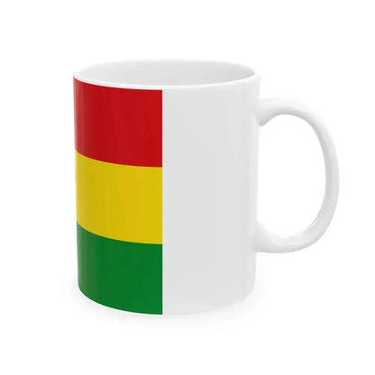 Flag of Ethiopia 1897-1914 (Ethiopia) White Coffee Mug - Go Mug Yourself