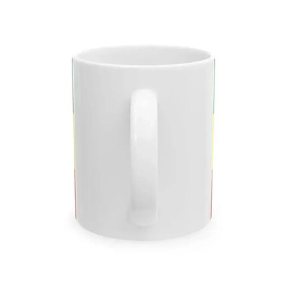 Flag of Ethiopia 1975-1987 (Ethiopia) White Coffee Mug - Go Mug Yourself