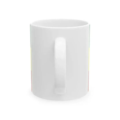 Flag of Ethiopia 1992-1996 (Ethiopia) White Coffee Mug - Go Mug Yourself