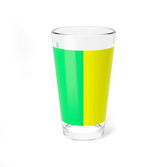 Flag of Etrembieres (France) Pint Glass 16oz 16oz - Go Mug Yourself