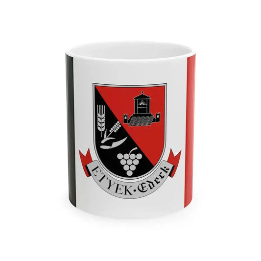 Flag of Etyek (Hungary) White Coffee Mug 11oz - Go Mug Yourself
