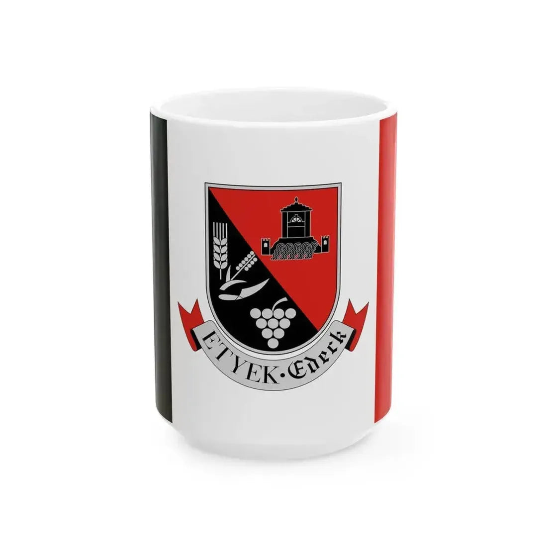 Flag of Etyek (Hungary) White Coffee Mug 15oz - Go Mug Yourself