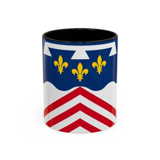 Flag of Eure et Loir France 2 - Accent Coffee Mug 11oz Black - Go Mug Yourself