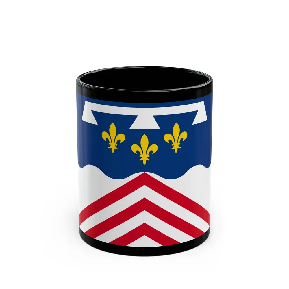 Flag of Eure et Loir France 2 - Black Coffee Mug-11oz-Go Mug Yourself