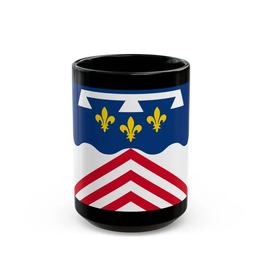 Flag of Eure et Loir France 2 - Black Coffee Mug-15oz-Go Mug Yourself