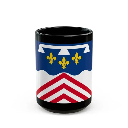Flag of Eure et Loir France 2 - Black Coffee Mug 15oz - Go Mug Yourself