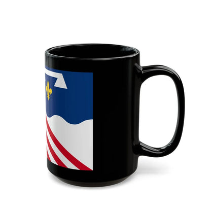 Flag of Eure et Loir France 2 - Black Coffee Mug-Go Mug Yourself