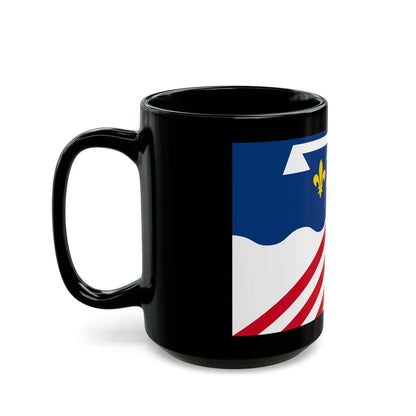 Flag of Eure et Loir France 2 - Black Coffee Mug-Go Mug Yourself