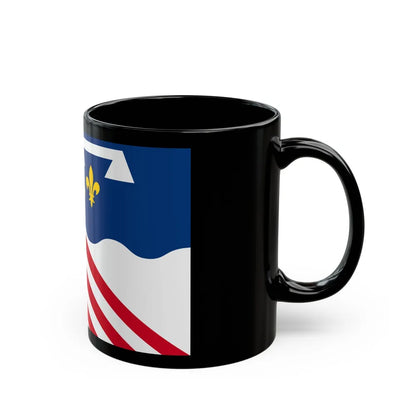 Flag of Eure et Loir France 2 - Black Coffee Mug-Go Mug Yourself